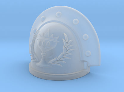 Soul Chalice Sword Breaker Pauldron Space Marine 3d printed