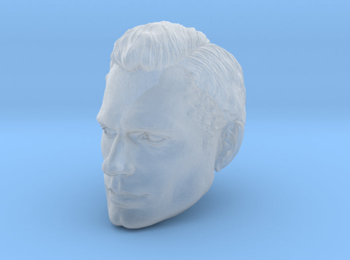 Henry Cavill Head - Stoic Version: 1/12th Scale for McFarlane Toys Marine