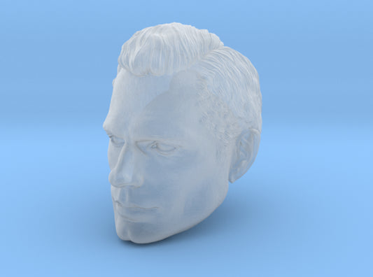 Henry Cavill Head - Stoic Version: 1/12th Scale for McFarlane Toys Marine