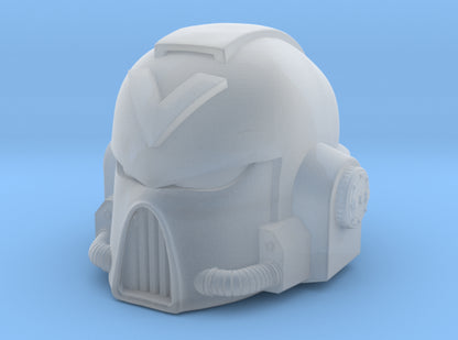 Retributors Chapter Mark VII Helmet with Chevron Compatible with McFarlane Toys Space Marine Action Figures