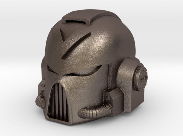 Retributors Chapter Mark VII Helmet with Chevron Compatible with McFarlane Toys Space Marine Action Figures