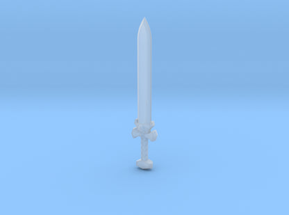 Ultramarine Captains Gladius - Power Sword with Skull Compatible with McFarlane Toys Space Marine Action Figures