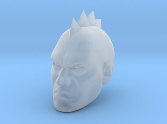 Space Marine Head Large Teeth Mohawk McFarlane 3d printed