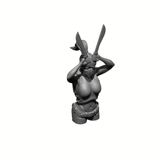 Erica Slaughter Statue Blade Bunny Ear Bust