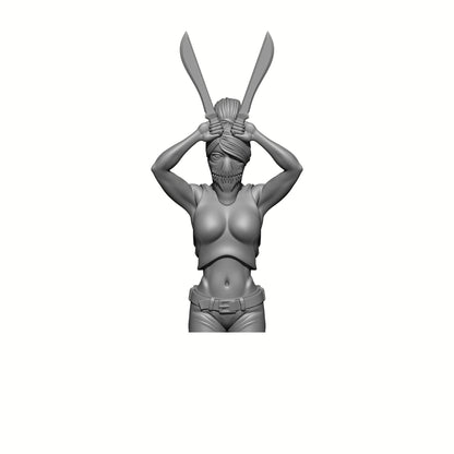 Erica Slaughter Statue Blade Bunny Ear Bust