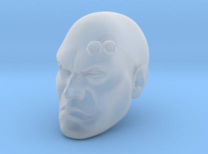 Bald Space Marine Head Service Studs McFarlane 3d printed