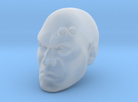Bald Space Marine Head Service Studs McFarlane 3d printed