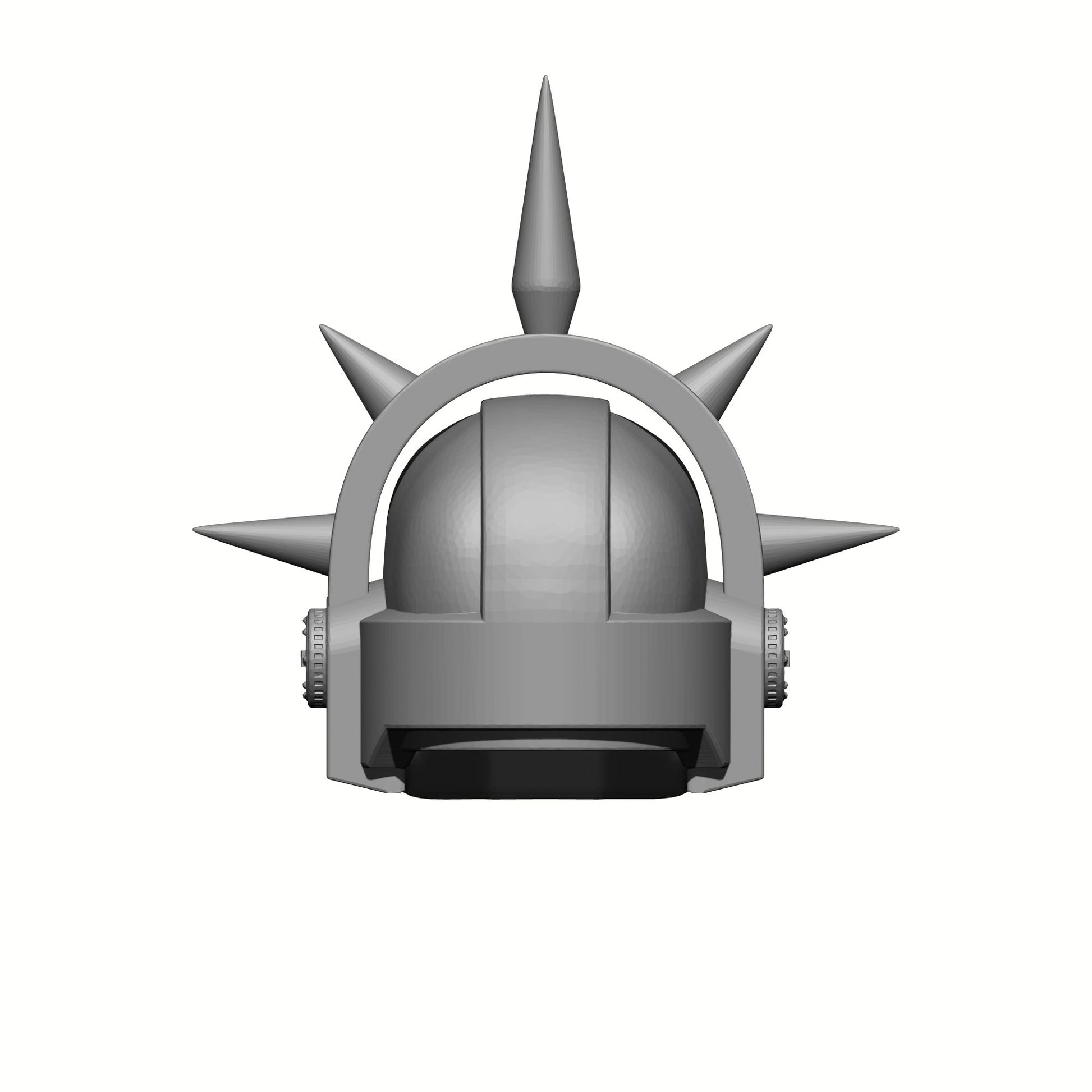 Sanguis Legion Mark VII Helmet with Blood Drop and Iron Spiked Halo: Gen: 7 Helmet Compatible with McFarlane Toys Action Figures