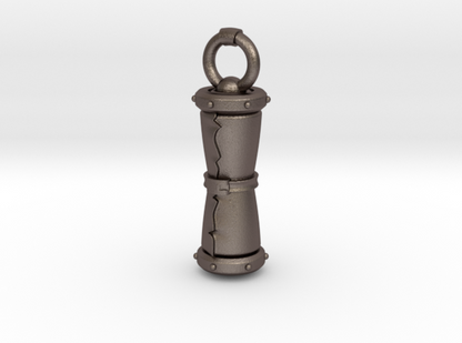 Talisman Scroll custom resin belt relic armor accessory compatible with McFarlane Toys 7-inch 1:12 scale armored action figures.