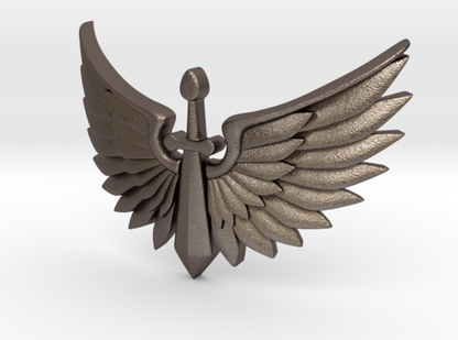 Angels Grimm Warrior Order chestplate with winged sword detail compatible with McFarlane Toys 7-inch armored action figures