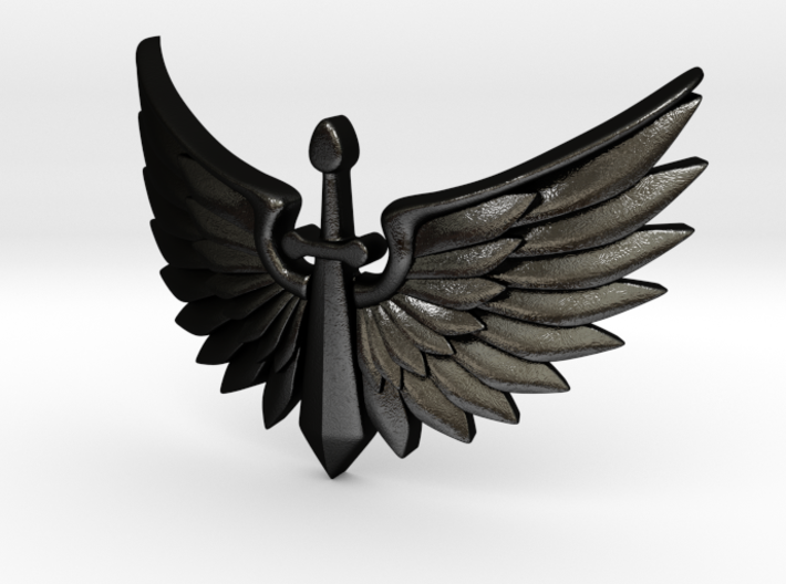 Angels Grimm Warrior Order chestplate with winged sword detail compatible with McFarlane Toys 7-inch armored action figures