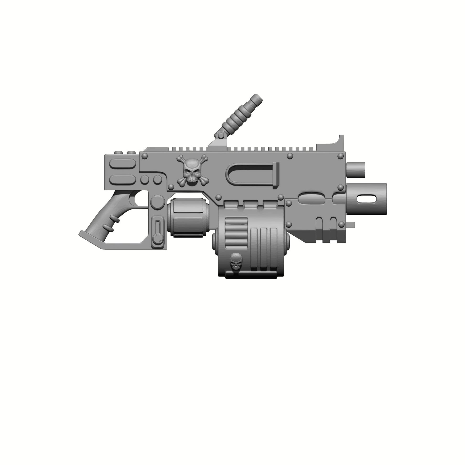 Warrior Order Heavy Support Cannon with Drum Magazine compatible with McFarlane Toys 7-inch armored action figures