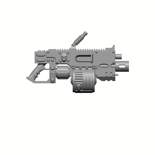 Warrior Order Heavy Support Cannon with Drum Magazine compatible with McFarlane Toys 7-inch armored action figures