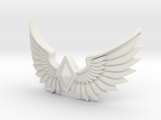 Wolf Guard Warrior Order Diamond Wing Chestplate Icon custom resin armor emblem compatible with McFarlane Toys 1:12 scale figures