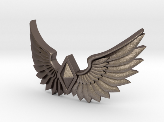 Wolf Guard Warrior Order Diamond Wing Chestplate Icon custom resin armor emblem compatible with McFarlane Toys 1:12 scale figures